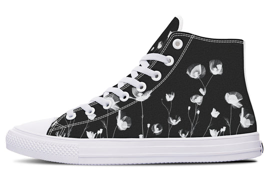 Black Poppy High Tops