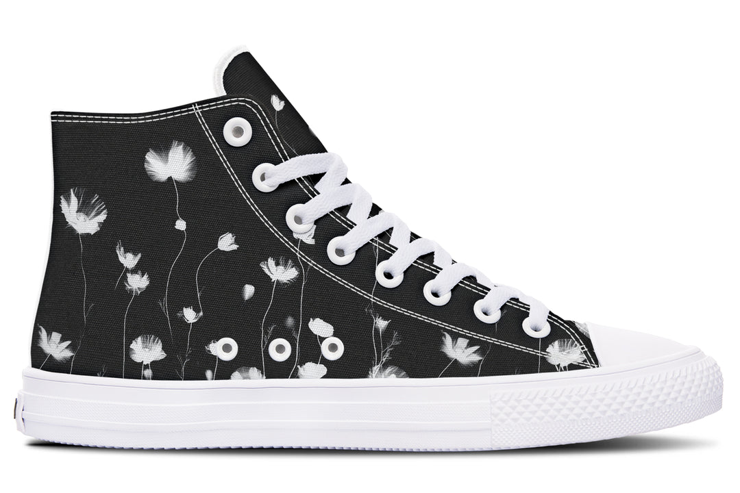 Black Poppy High Tops
