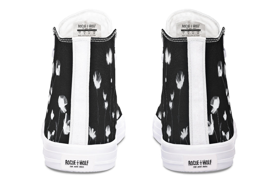 Black Poppy High Tops