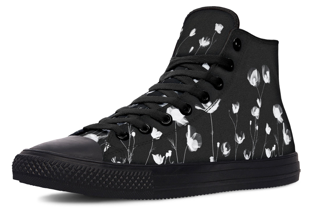 Black Poppy High Tops
