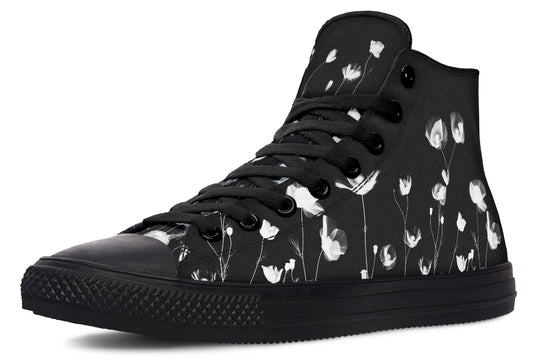 Black Poppy High Tops