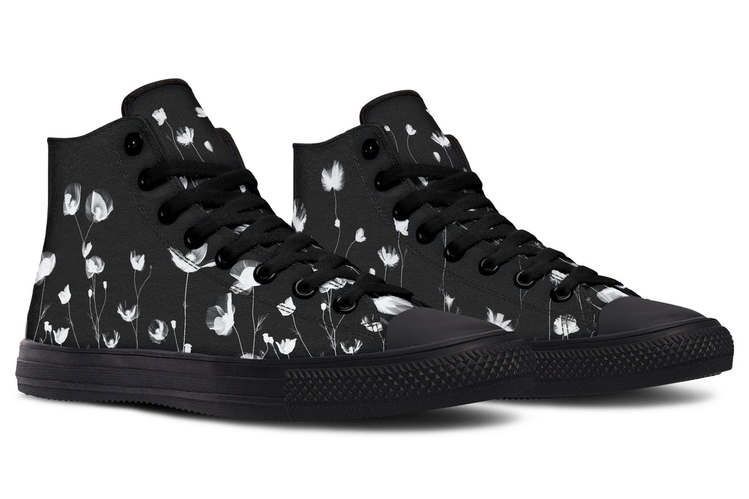 Black Poppy High Tops