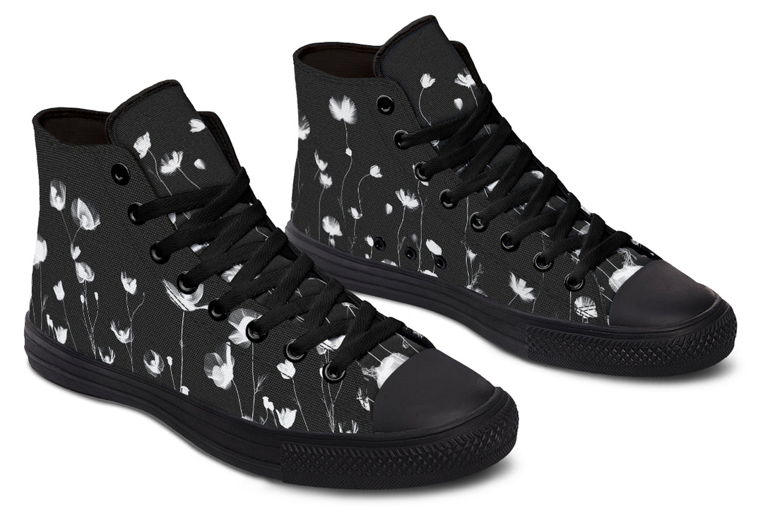 Black Poppy High Tops