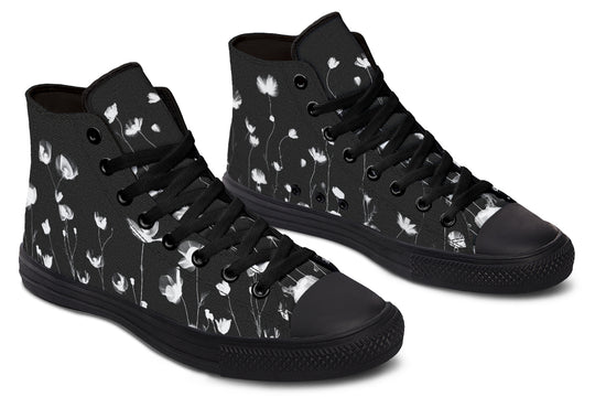 Black Poppy High Tops