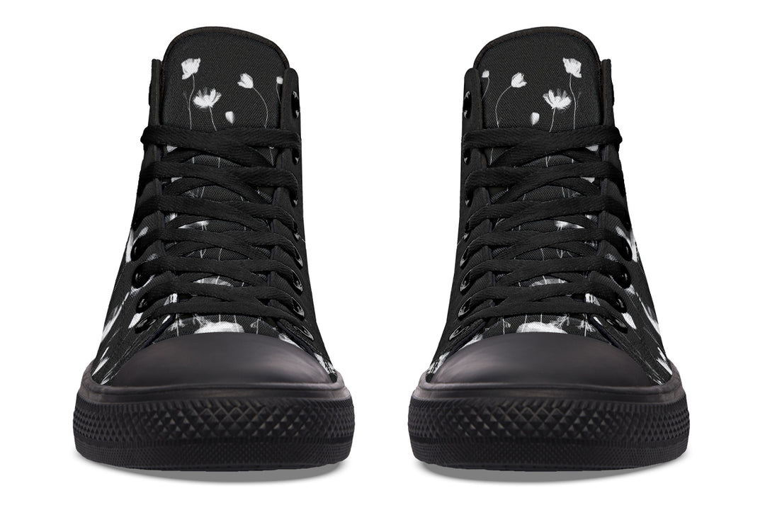 Black Poppy High Tops