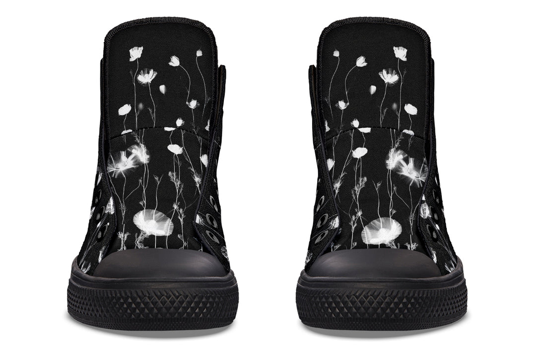 Black Poppy High Tops