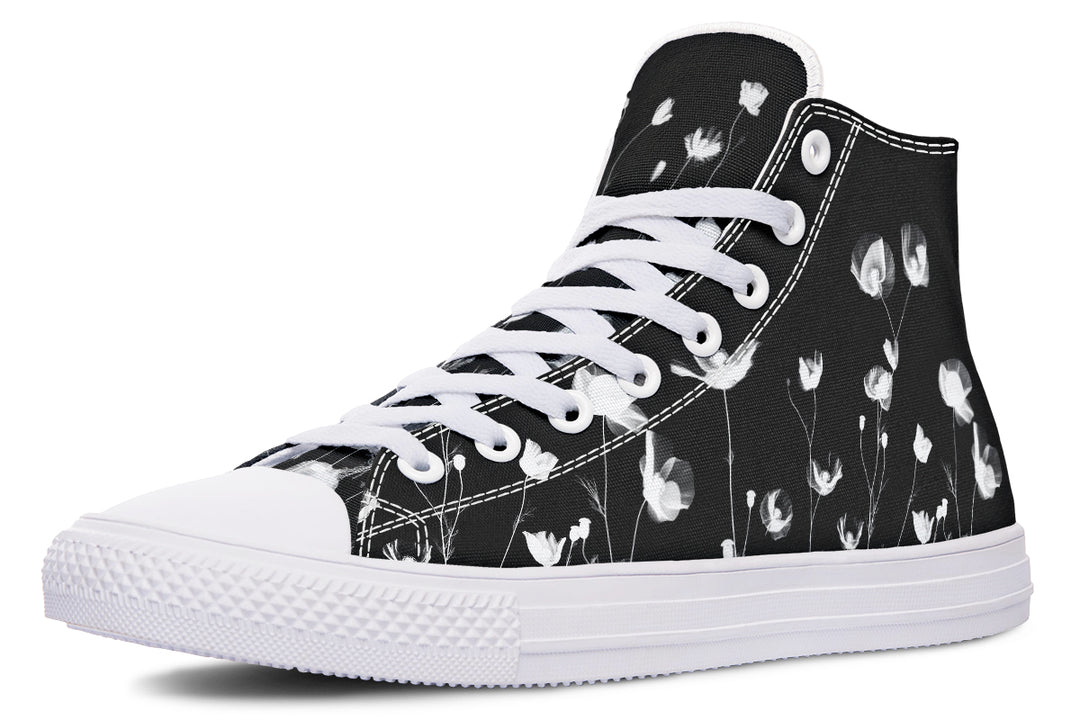 Black Poppy High Tops