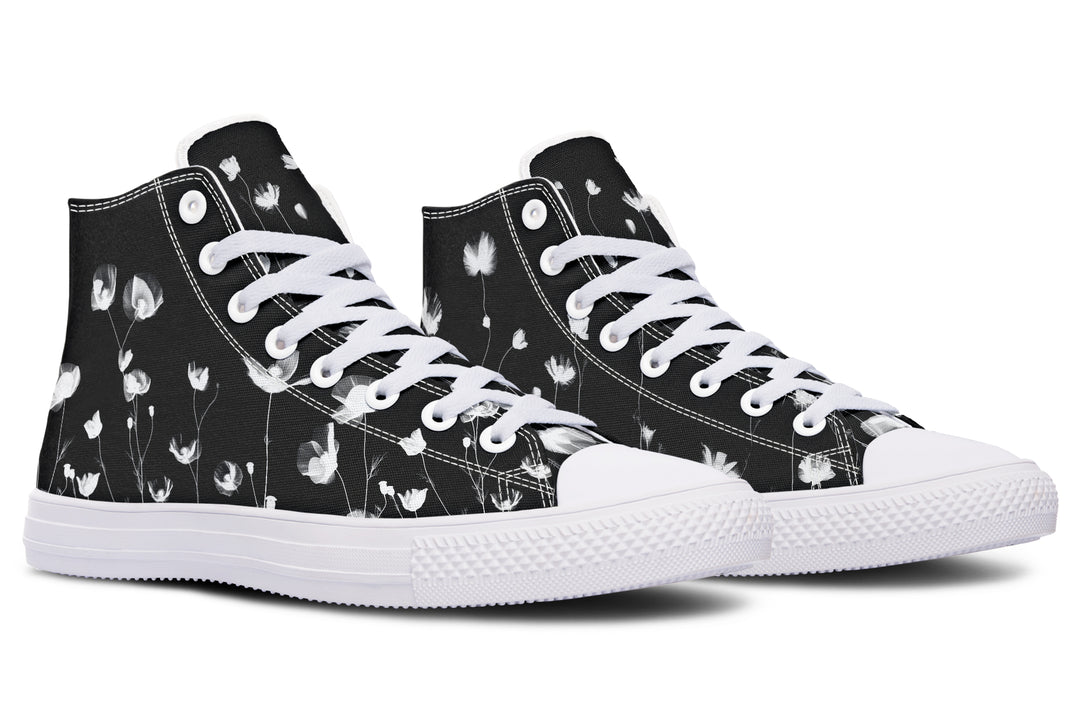Black Poppy High Tops