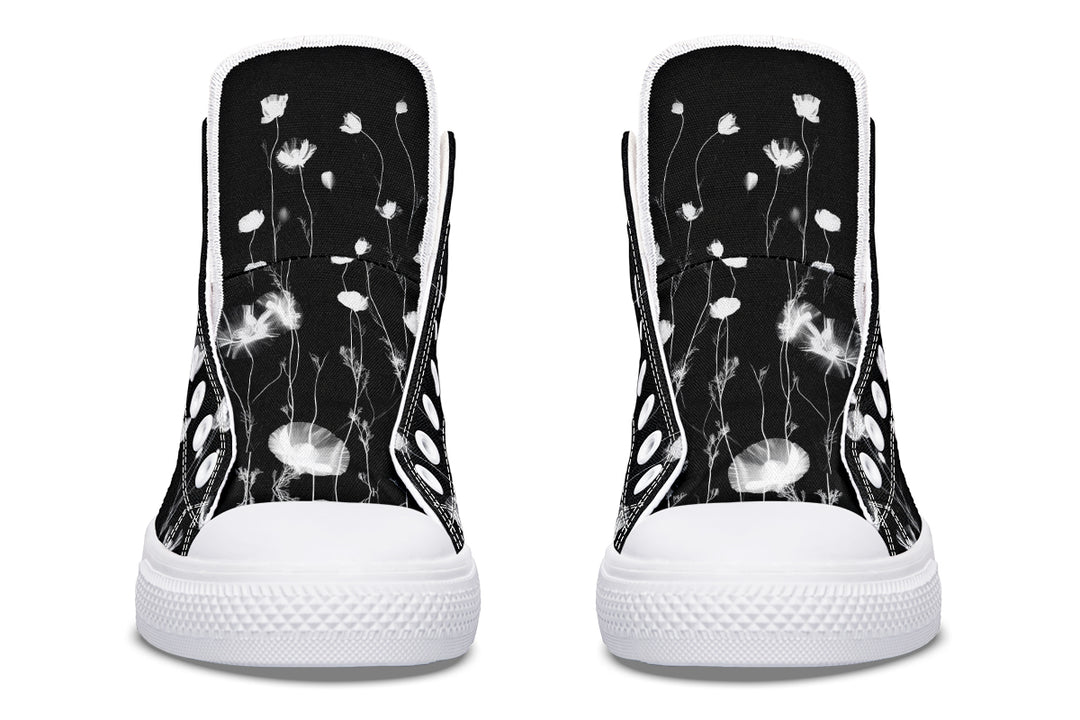 Black Poppy High Tops