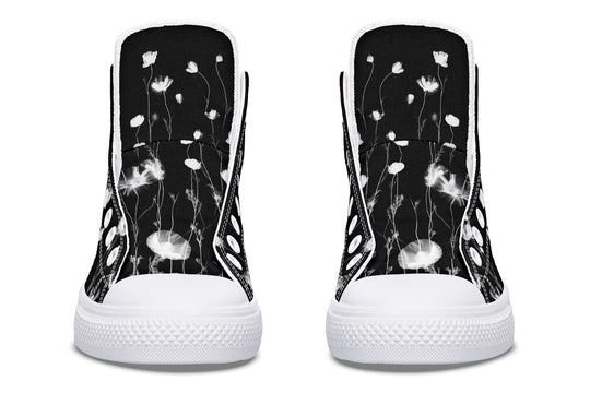 Black Poppy High Tops