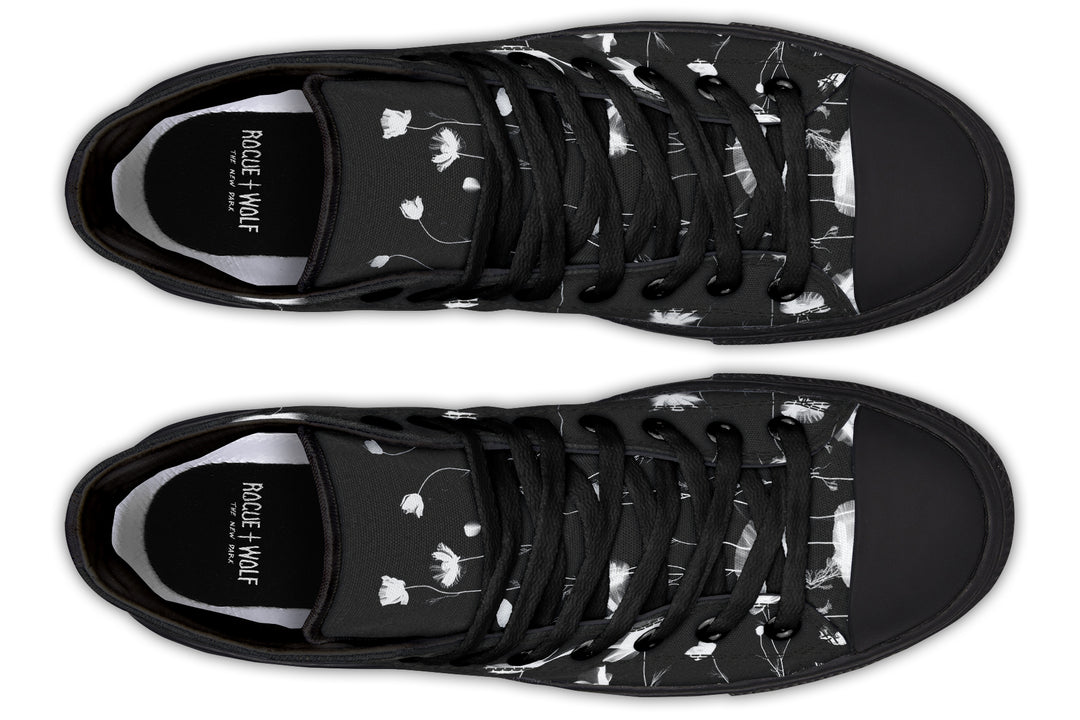 Black Poppy High Tops