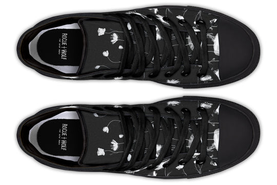 Black Poppy High Tops