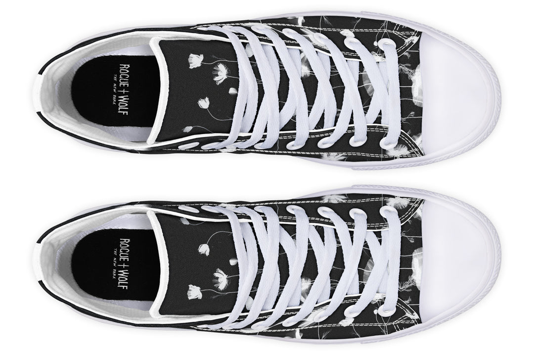 Black Poppy High Tops
