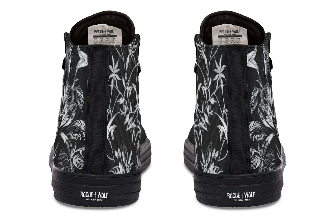 Black Tangle High Tops