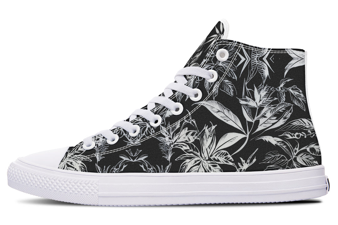 Black Tangle High Tops