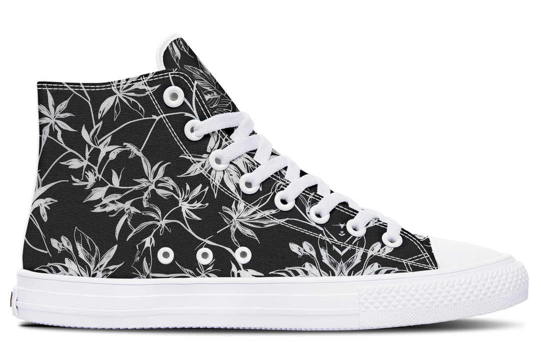 Black Tangle High Tops