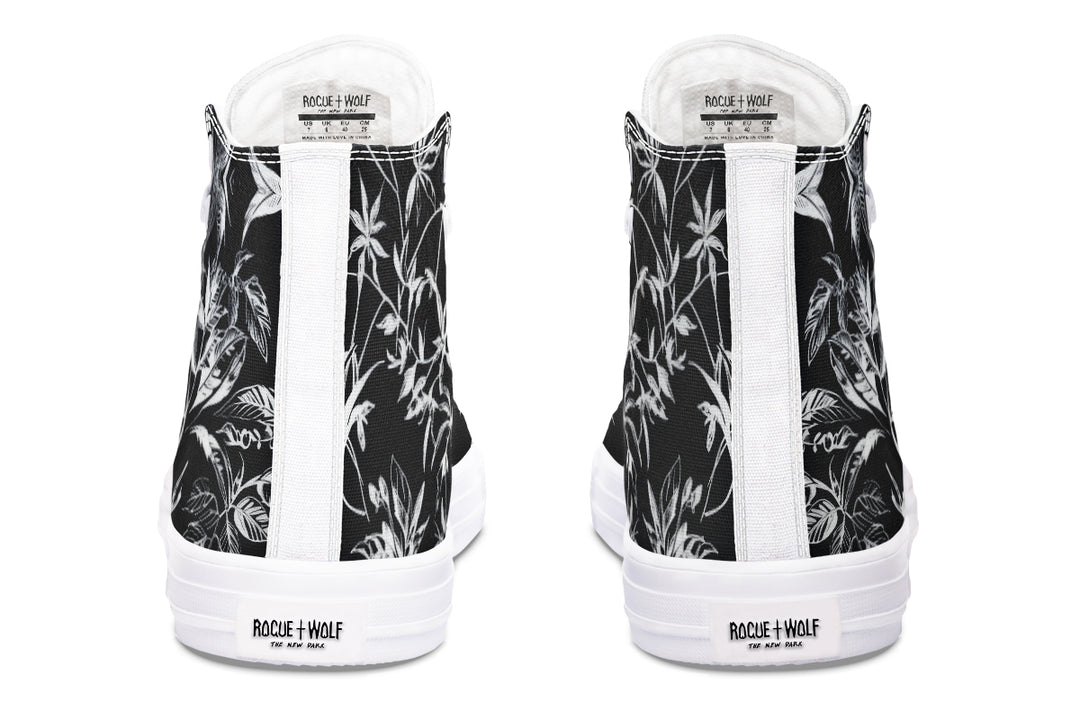 Black Tangle High Tops