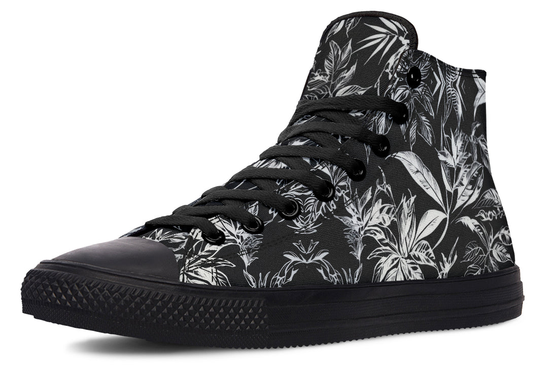 Black Tangle High Tops