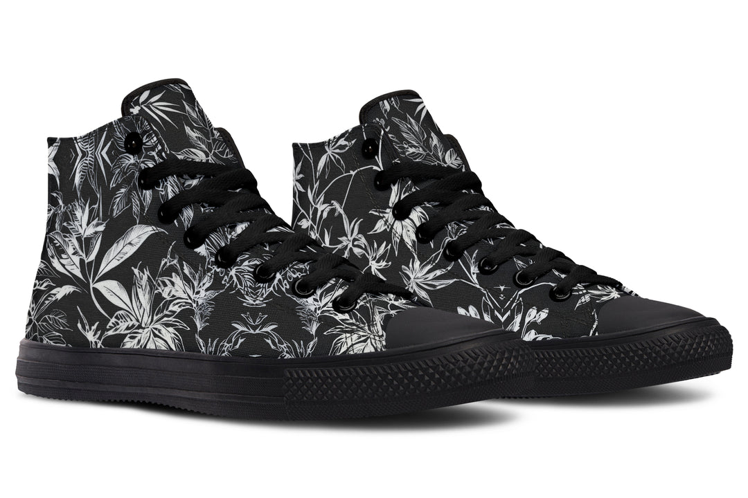 Black Tangle High Tops