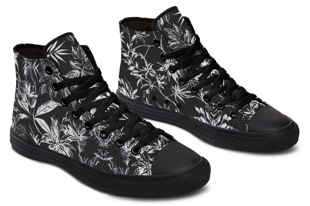 Black Tangle High Tops