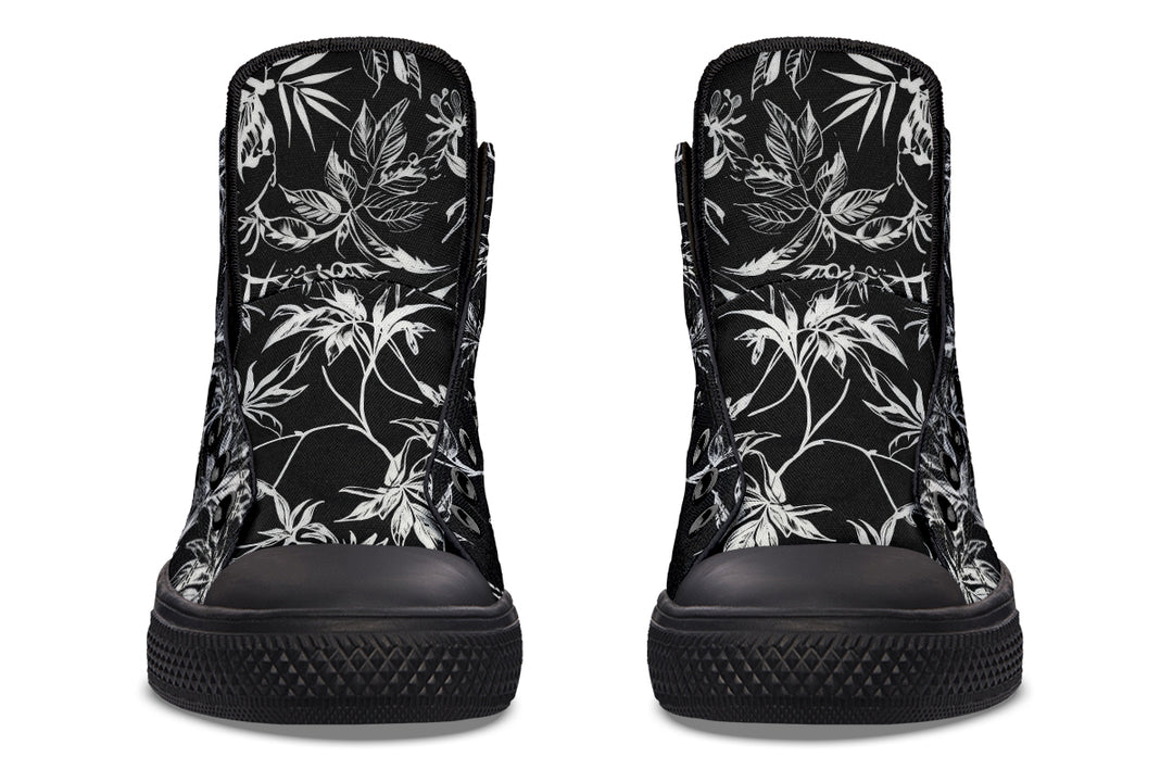 Black Tangle High Tops