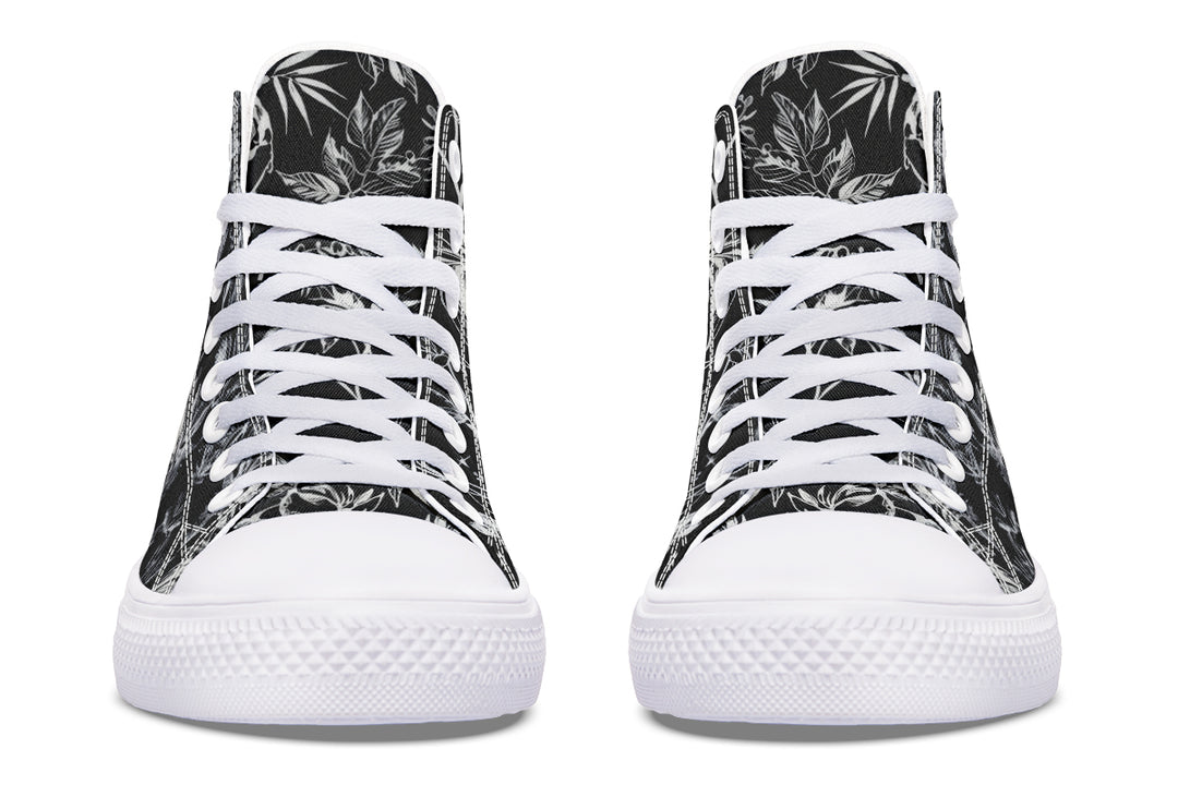 Black Tangle High Tops