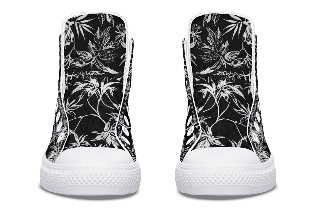 Black Tangle High Tops