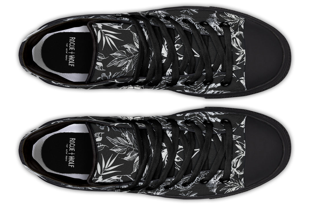 Black Tangle High Tops