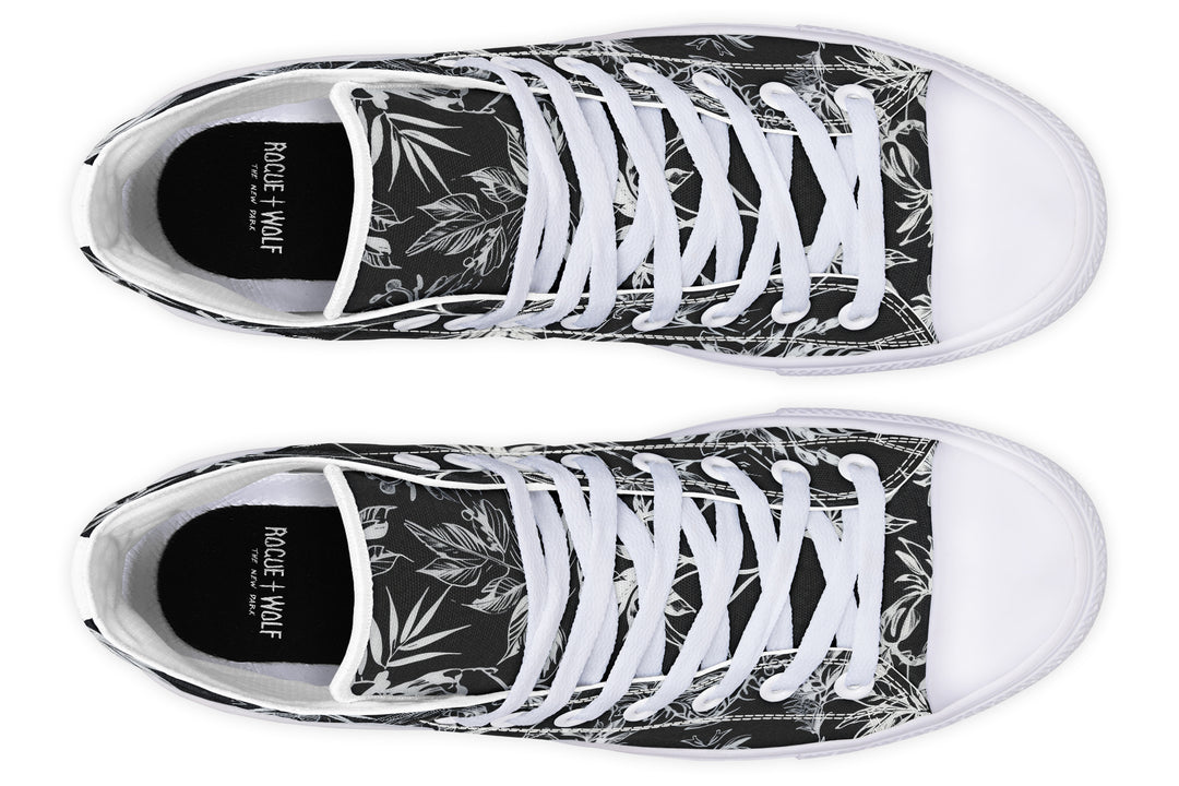 Black Tangle High Tops