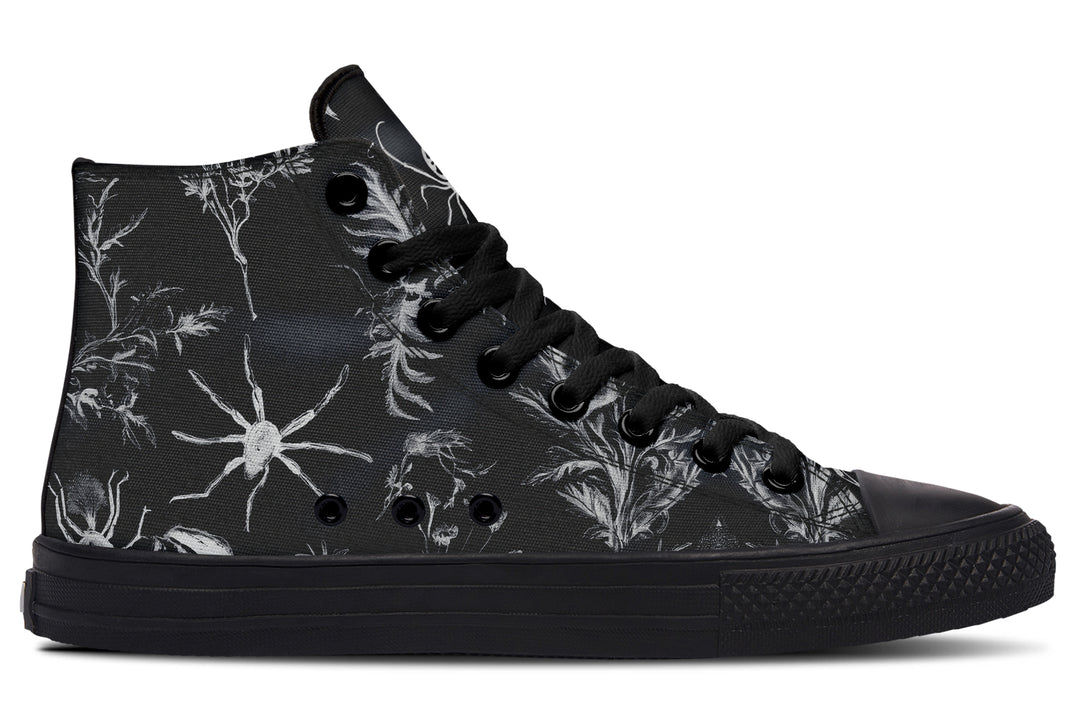 Black Widow Garden High Tops