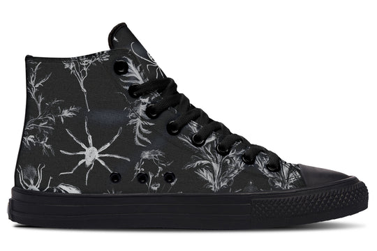 Black Widow Garden High Tops