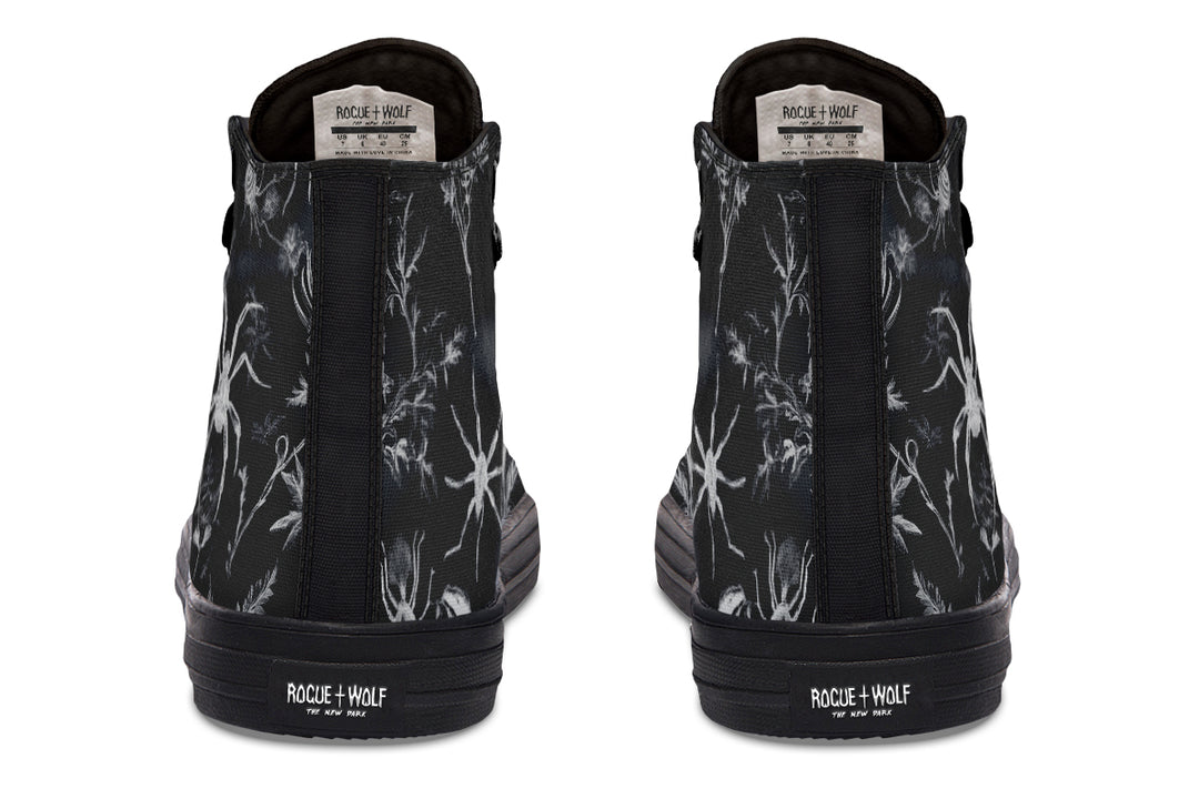 Black Widow Garden High Tops