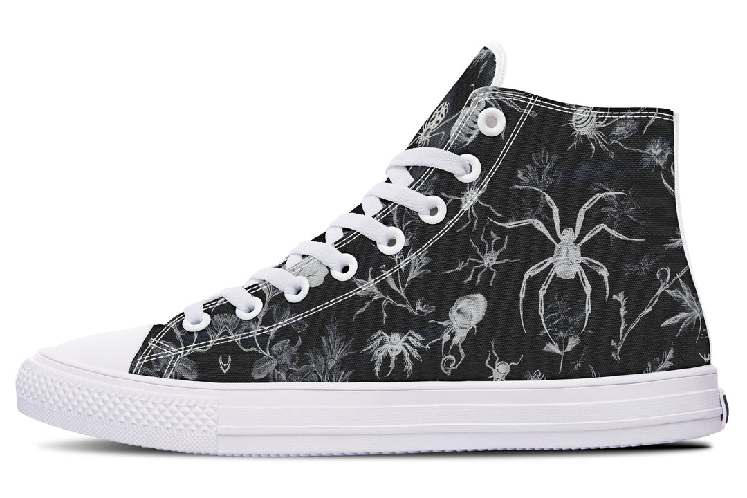 Black Widow Garden High Tops