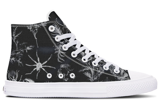 Black Widow Garden High Tops