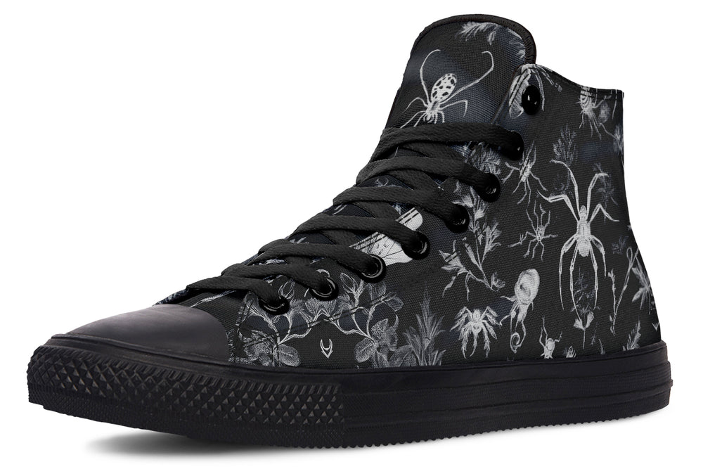 Black Widow Garden High Tops