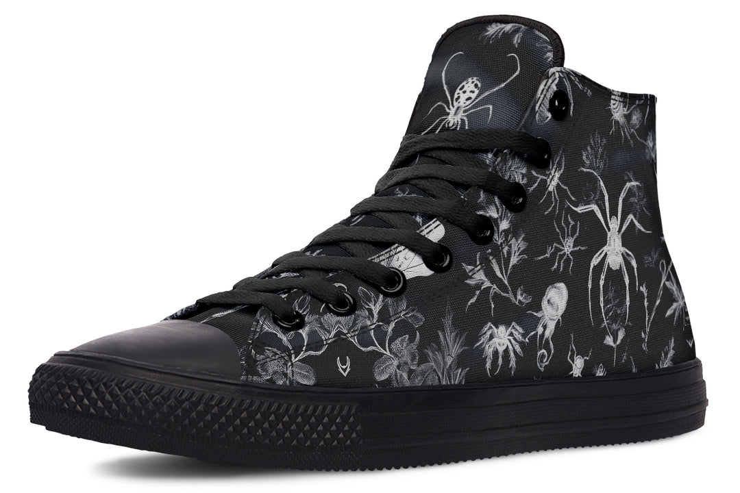Black Widow Garden High Tops