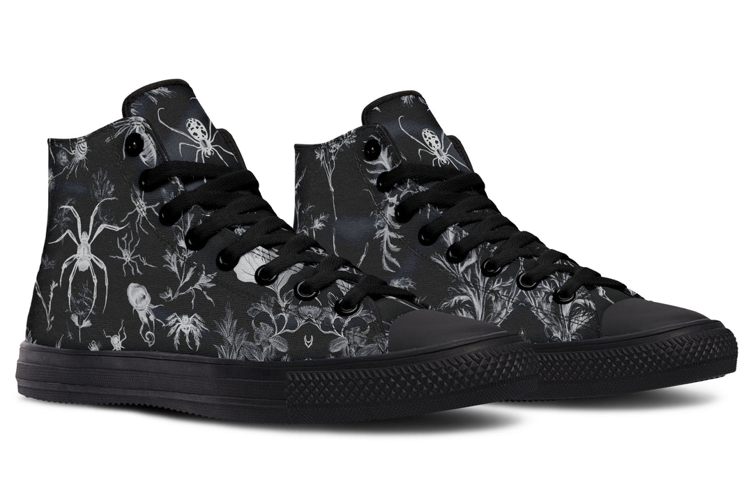 Black Widow Garden High Tops
