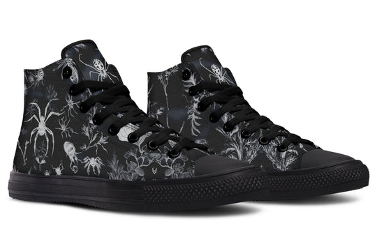 Black Widow Garden High Tops