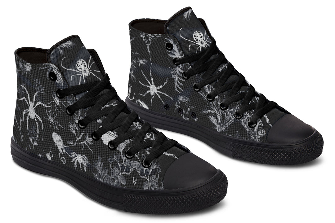 Black Widow Garden High Tops