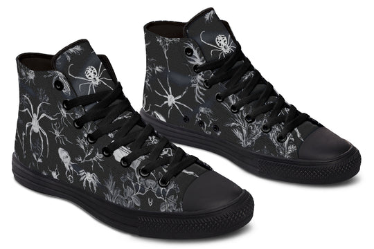 Black Widow Garden High Tops