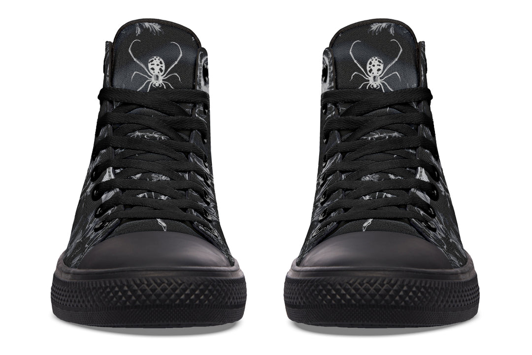 Black Widow Garden High Tops