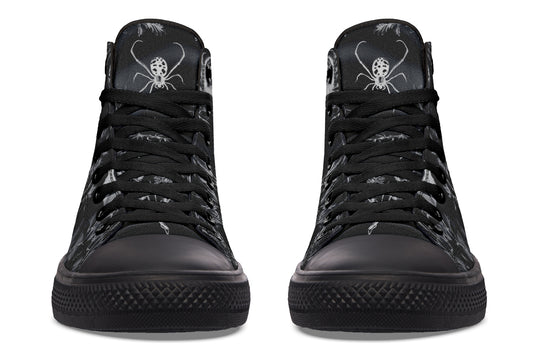 Black Widow Garden High Tops