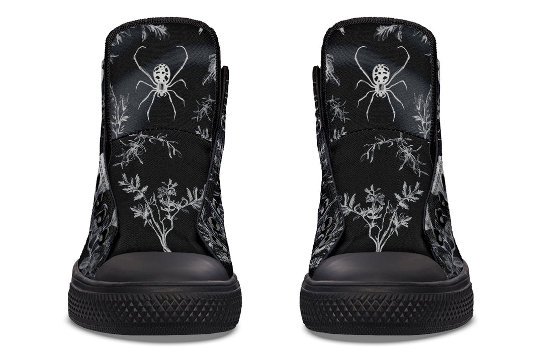 Black Widow Garden High Tops