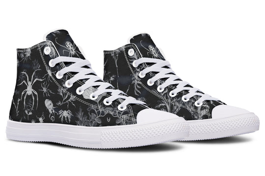 Black Widow Garden High Tops