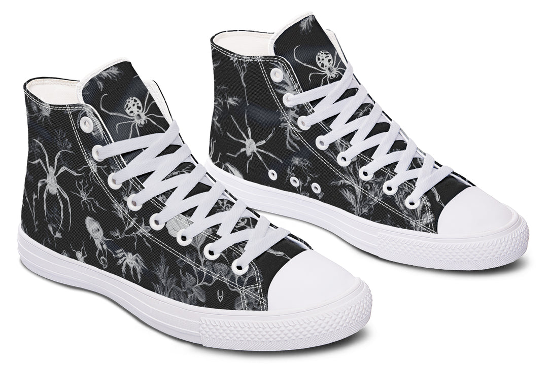 Black Widow Garden High Tops