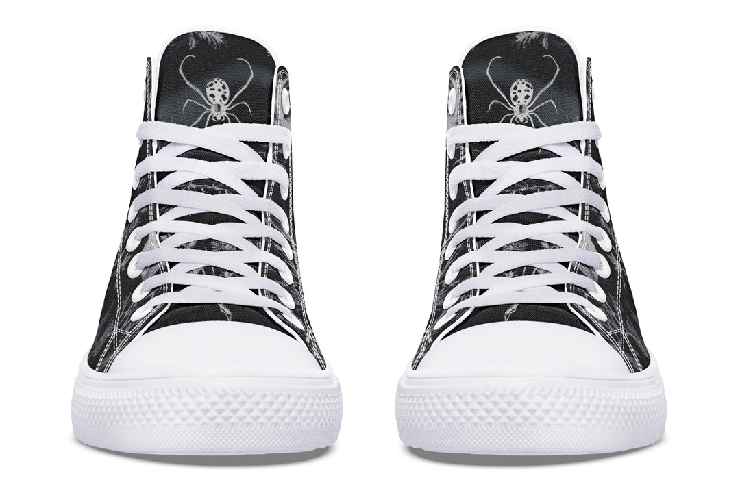 Black Widow Garden High Tops