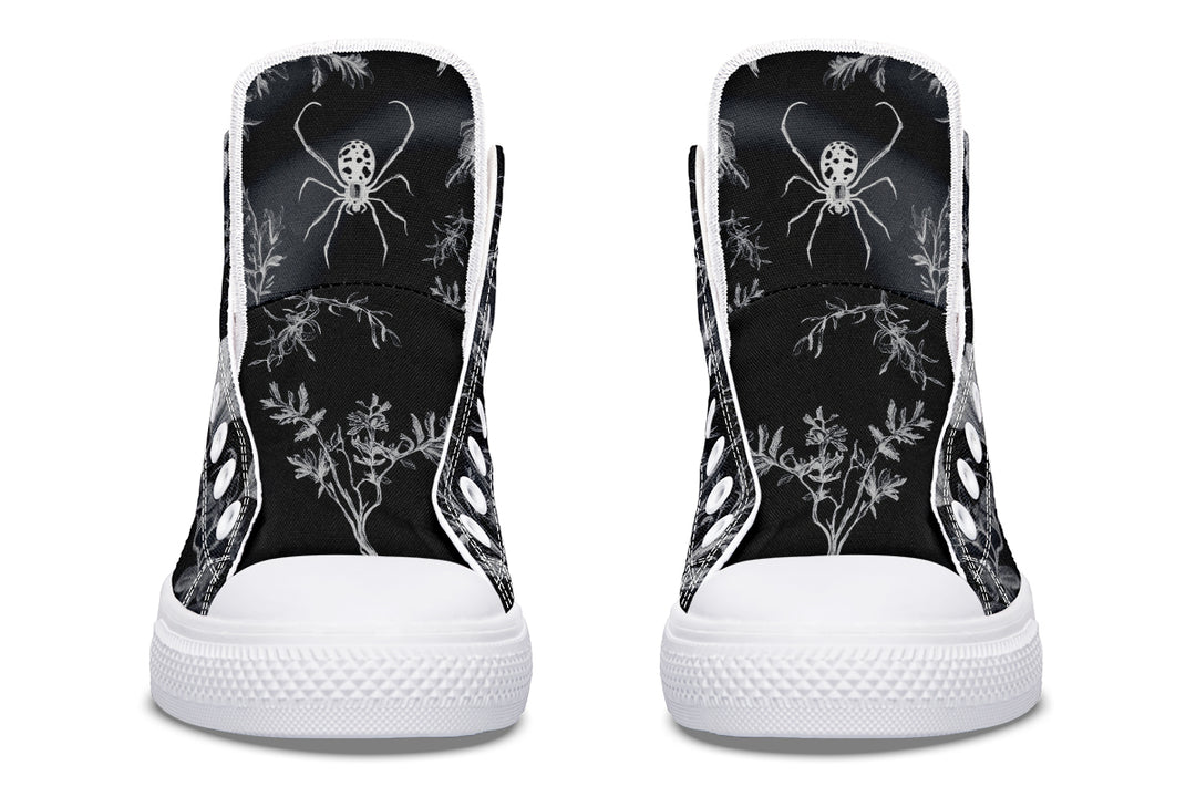 Black Widow Garden High Tops