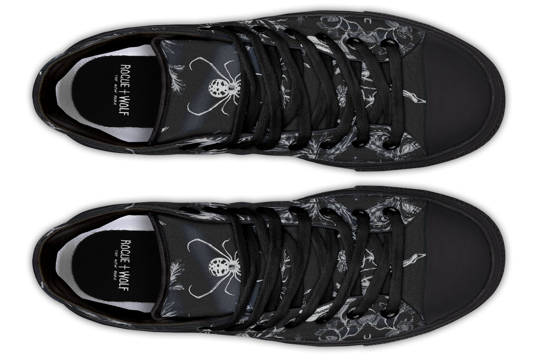 Black Widow Garden High Tops
