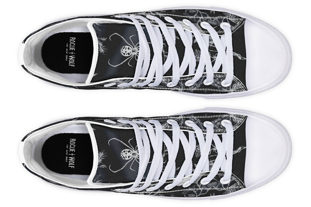 Black Widow Garden High Tops