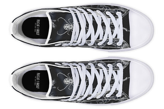 Black Widow Garden High Tops